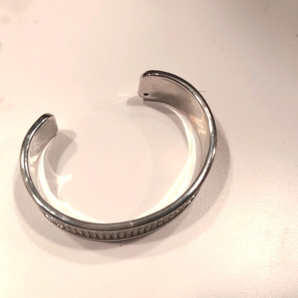 Rhinestone Bangle Bracelet - Picture 2 of 8